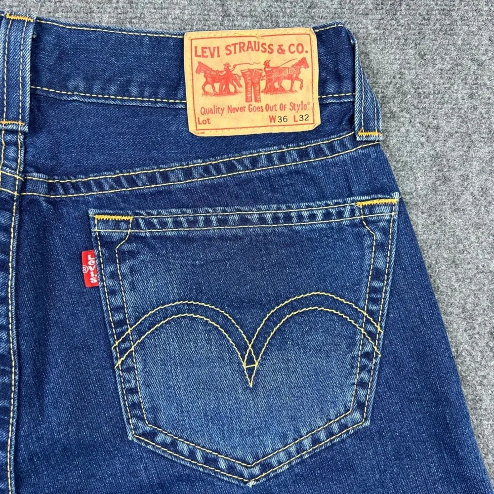 VTG Levi's Type 1 Real Loose Jeans Mens 36x32 Blue Baggy Wide Leg Y2K Streetwear